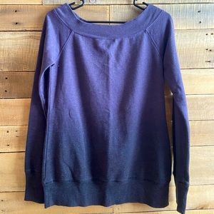 Maurices navy blue sweater top, size small.